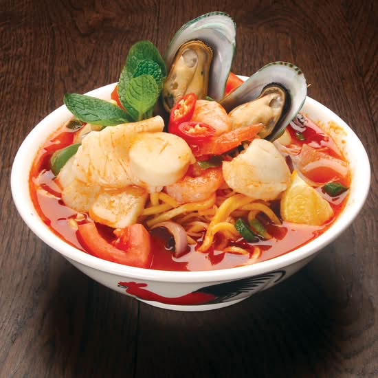 N12 Seafood Tom Yum Noodles Soup 海鮮冬蔭湯麵